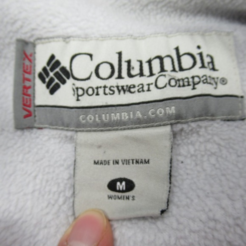 Columbia Jacket Womens Medium Red Gray Vertex Hood Waterproof Full Zip Insulated - Picture 5 of 16